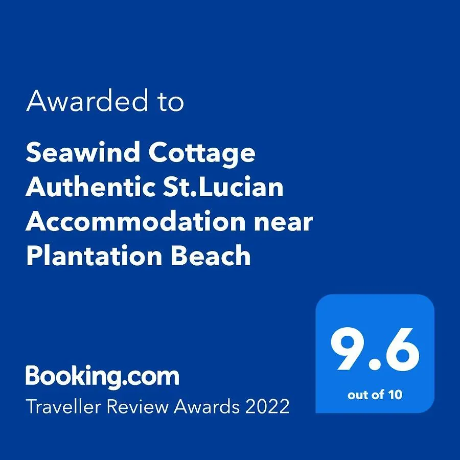 Seawind Cottage Authentic St.Lucian Accommodation Near Plantation Beach Gros Islet Saint Lucia